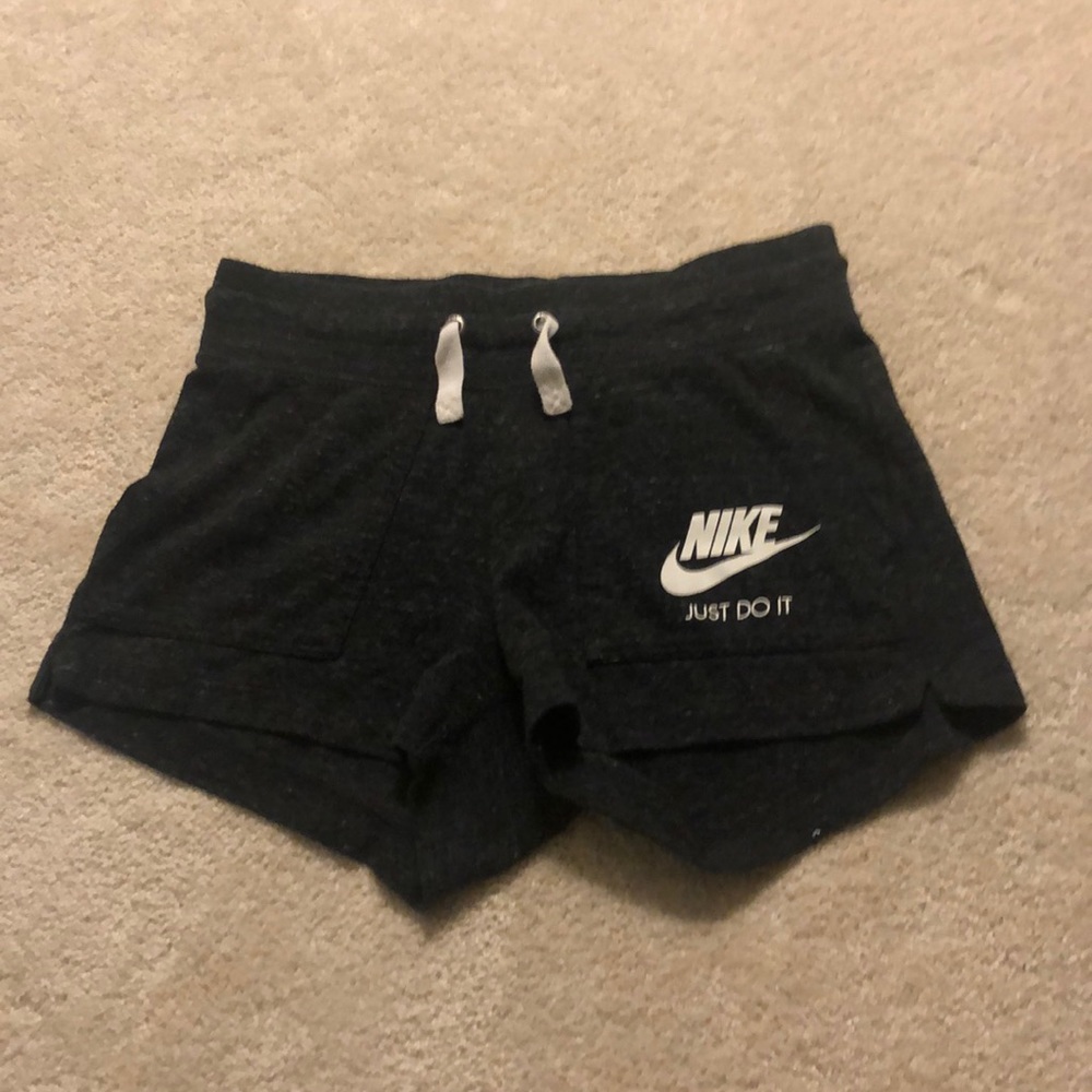 black nike shorts